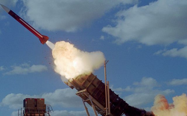 A Patriot missile. (Israel Air Force)