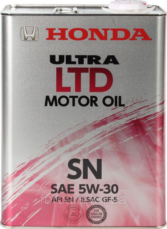 Моторное масло HONDA Ultra LTD API SN/GF-5 SAE 5W-30 (4л)