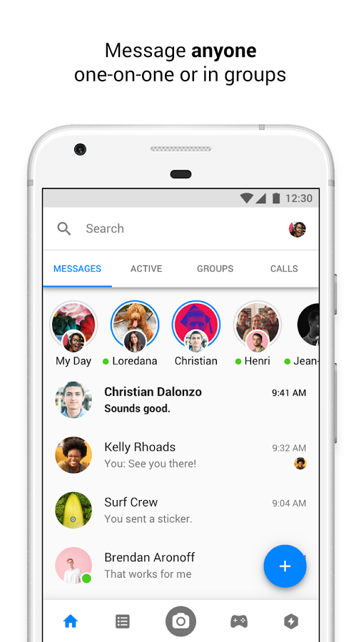    Messenger – Text and Video Chat for Free- screenshot  