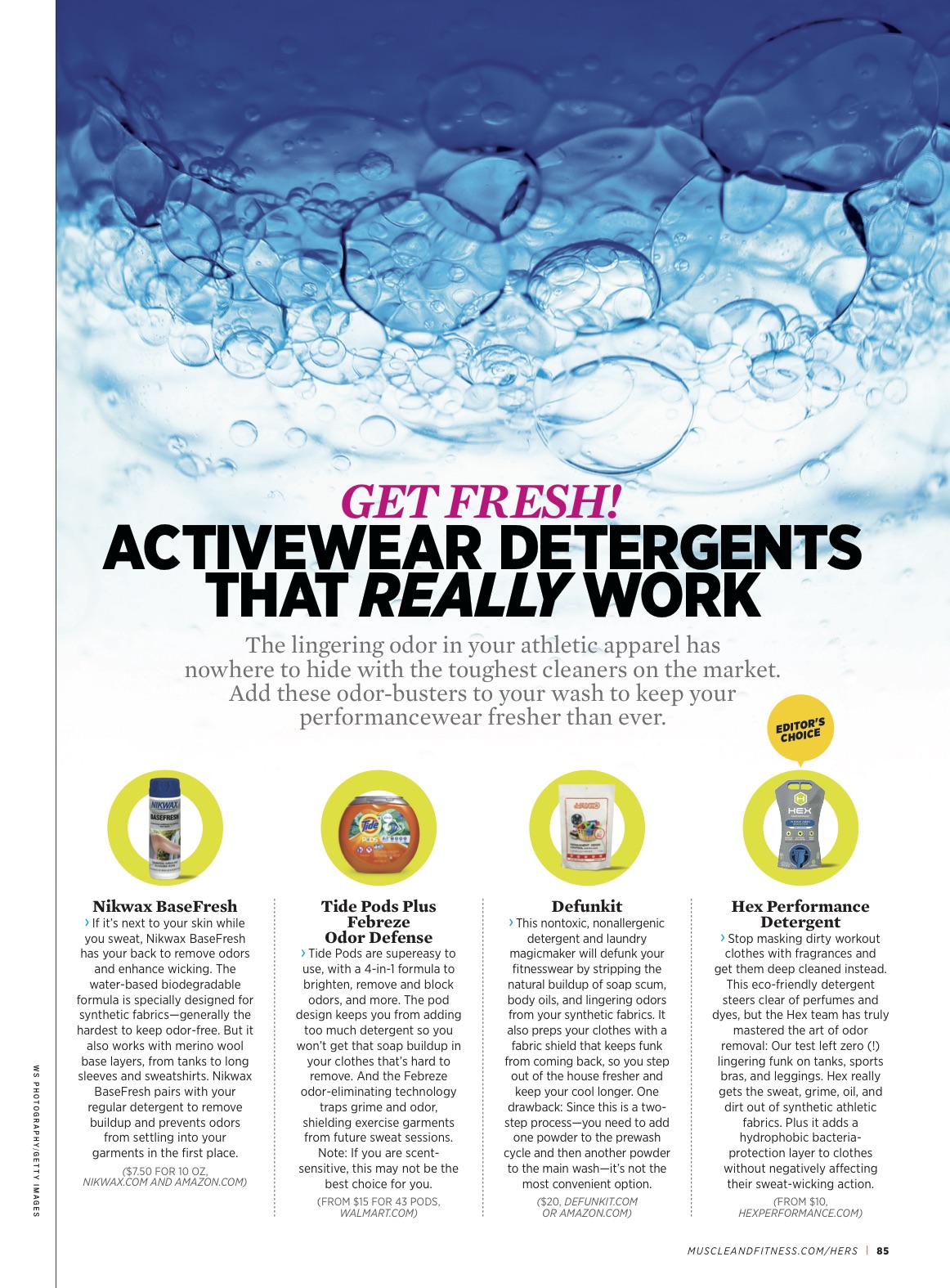 Best Detergents for Outdoor Gear/Clothes