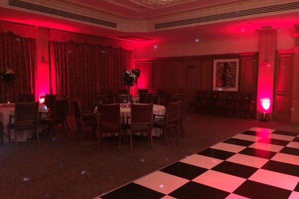 South Lodge Uplighting Red