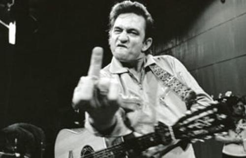 Johnny Cash, the original punker.