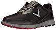 Callaway Men's Balboa Vent Golf Shoe, Black/Grey, 10 D US
