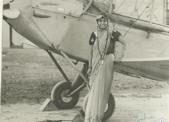 Sarla-Thakral-first-indian-women-pilot