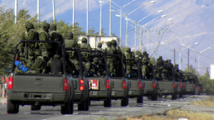 Armed forces being transported in Mexico, where they are being used to fight the 'war on drugs'. Source: The Daily Gumboot