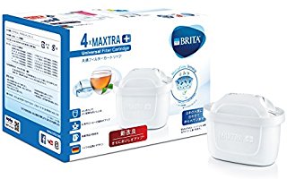 BRITA ブリタ 浄水器 ポット カートリッジ マクストラ プラス 4個セット 【日本仕様・日本正規品】【 MAXTRA+】