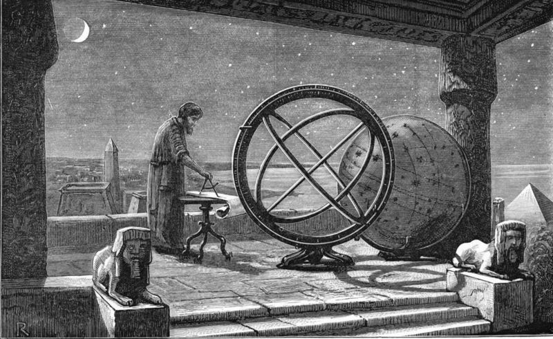 Ancient ideas about astronomy were very different from what we know today