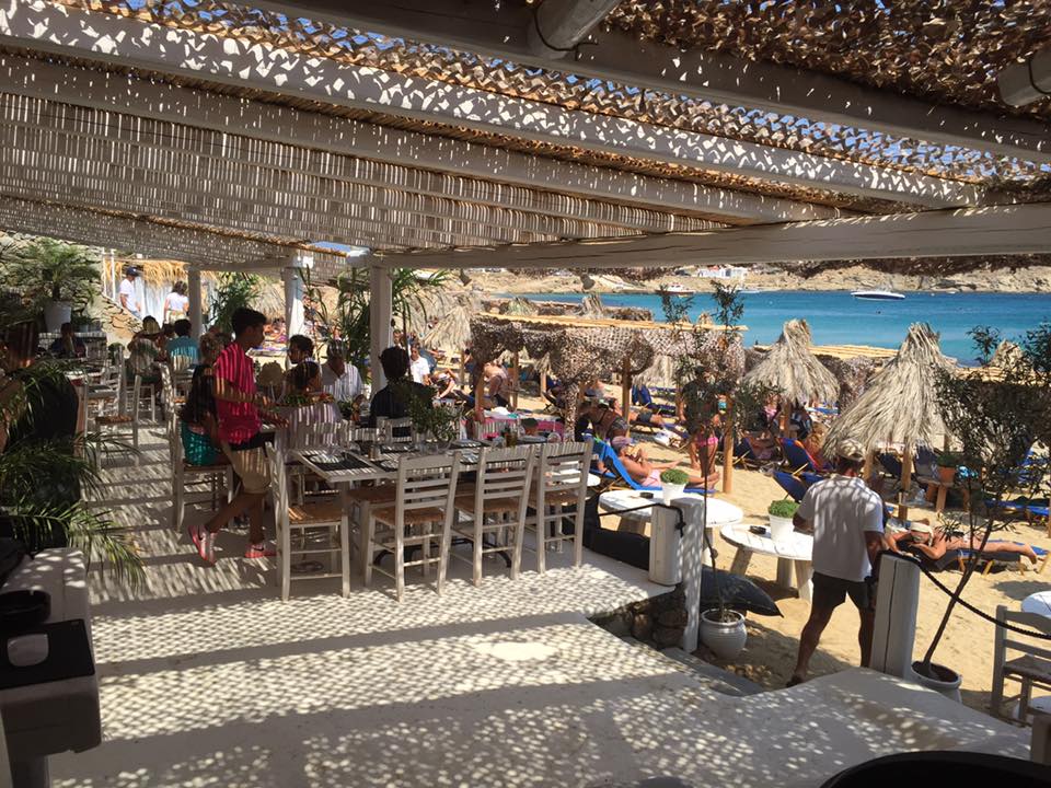 Kalafatis beach bar and parties in mykonos