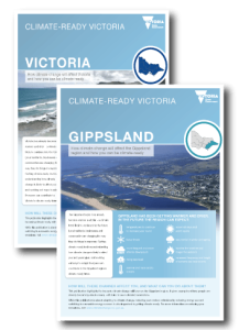 Victorian climate change brochures