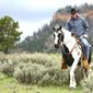 Hands-on official: Interior Secretary Ryan Zinke takes a horseback ride through the Bears Ears National Monument in Utah. (Associated Press)