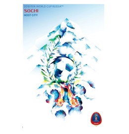 2018 FIFA World Cup Russia™ Poster Host City "Sochi"