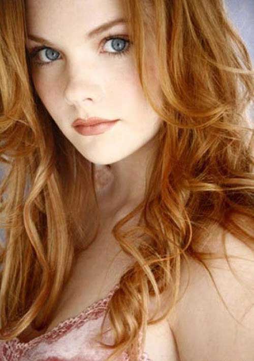 Chic Strawberry Blonde Hair Color