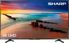 Sharp - 65" Class - LED - 2160p - Smart - 4K UHD TV with HDR Roku TV - Larger Front