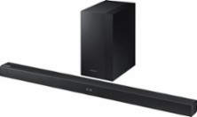 Samsung - 2.1-Channel Soundbar System with 6.5" Wireless Subwoofer - Black - Larger Front