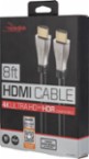 Rocketfish™ - 8' 4K Ultra HD In-Wall HDMI Cable - Black - Larger Front
