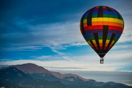 Pikes Peaks Hot Air Balloon - courtesy of Visit Colorado Springs - OutThere Colorado