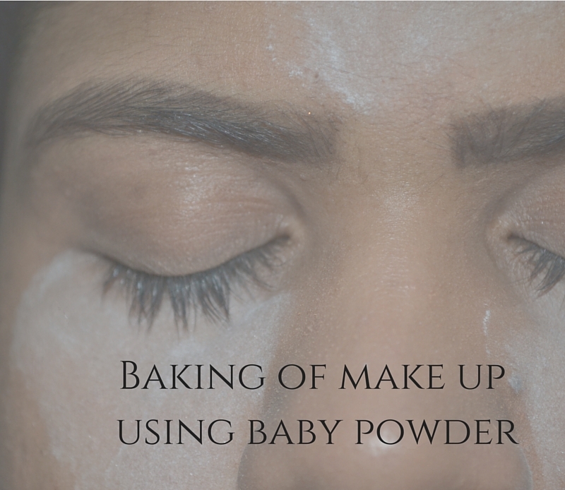 thebeautymascot/baking your makeup using babypowder