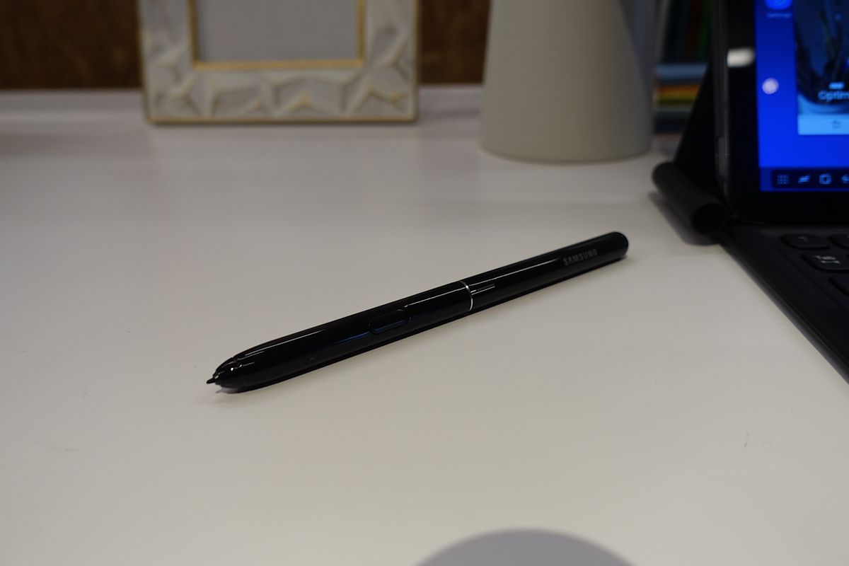 The S Pen's included with the Tab S4.