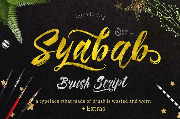 Syabab-Brush-Script-Font