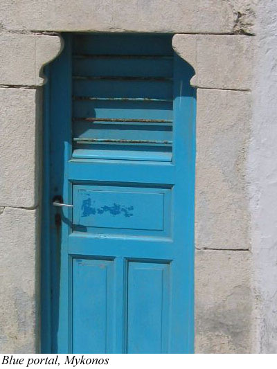Blue portal Mykonos