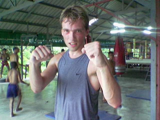 Visitor at Muay Thai in Thailand