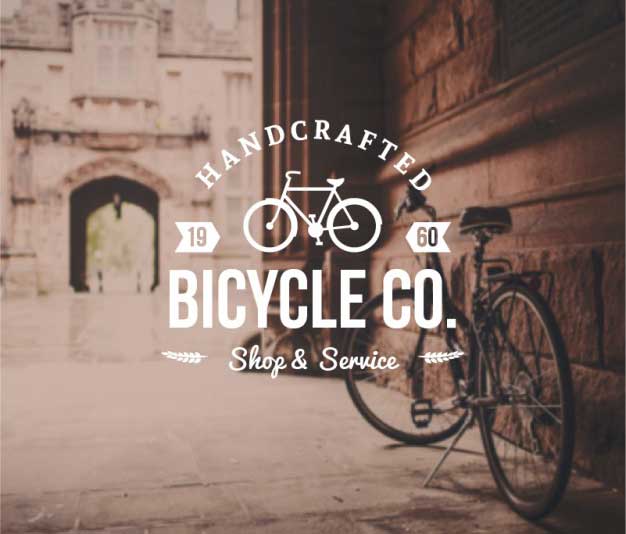 Bicycle-badge-in-retro-style-Free
