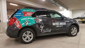 Vinyl vehicle wrapping