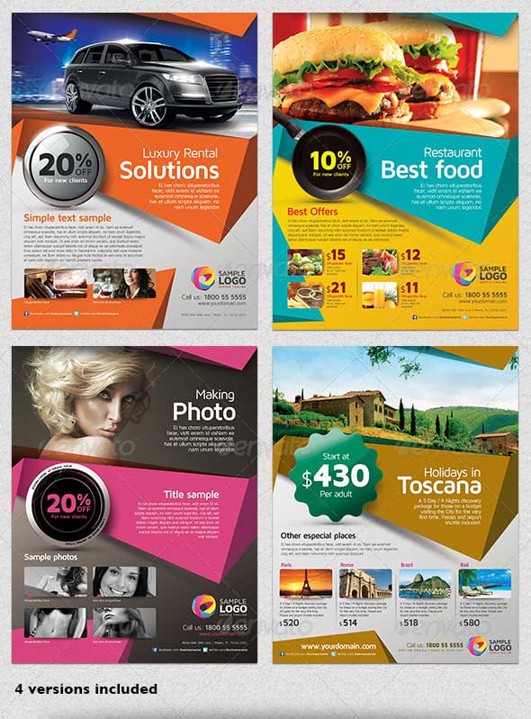 Multipurpose Business Flyer Template PSD Download