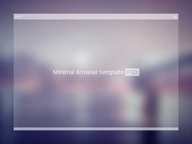 PSD-Minimal-Browser-Template