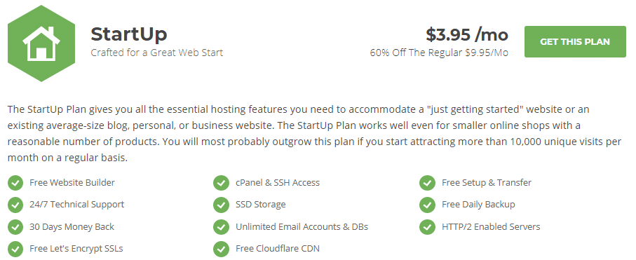 siteground startup