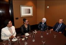 Erdogan meets Malcolm X's daughters in New York