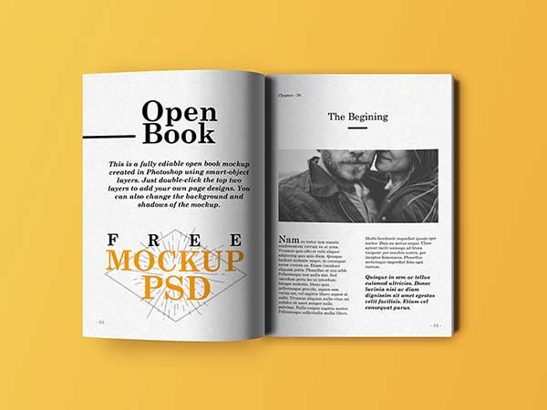 Open-Book-Mockup
