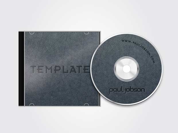 vector-cd-and-cd-case-cover-template