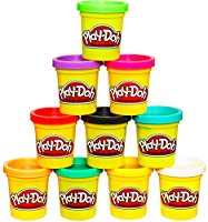 Play-Doh Modeling Compound 10-Pack Case of Colors, Non-Toxic, Assorted Colors, 2-Ounce Cans, Ages 2 and up, (Amazon Exclusive)