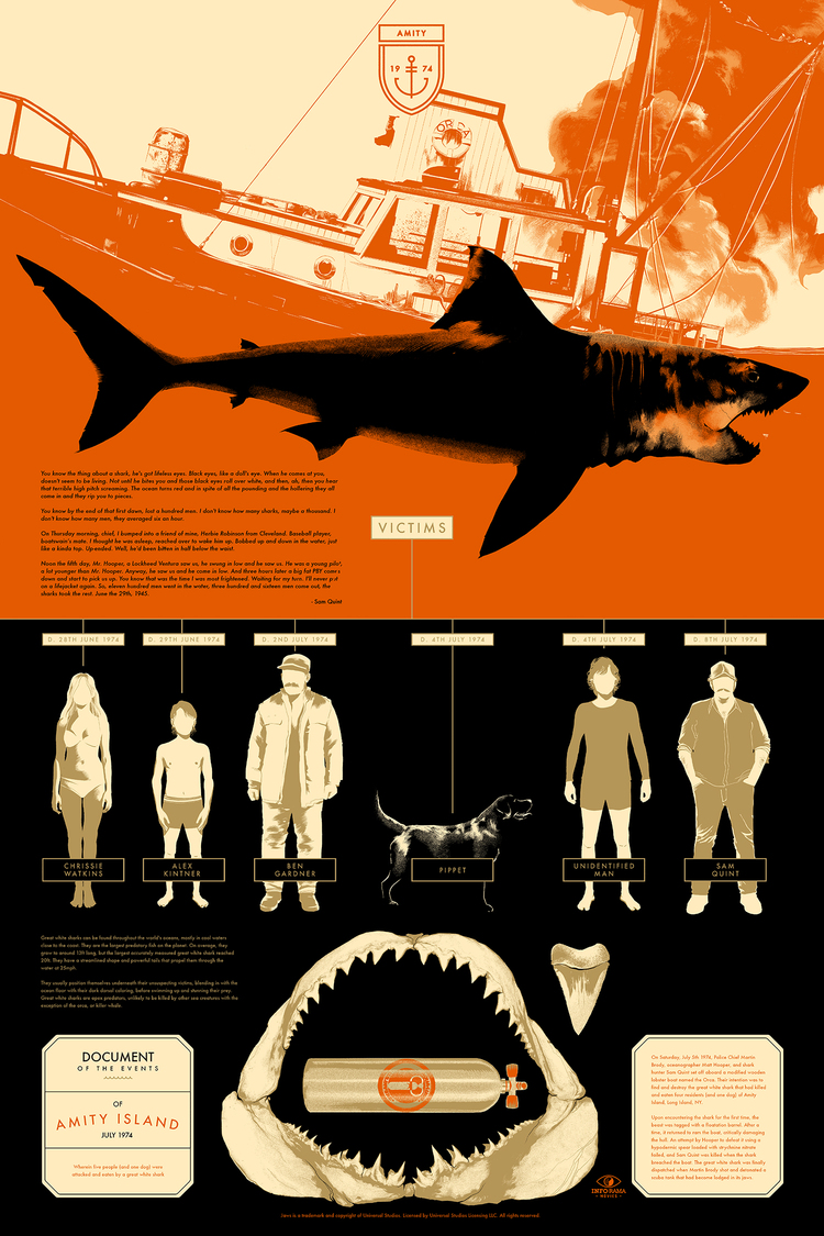 'Jaws' by Matt Taylor for Info•Rama
