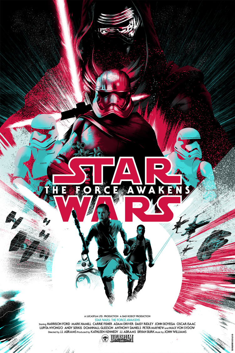 'Star Wars: The Force Awakens' by Matt Taylor for Mondo