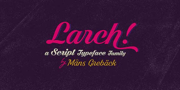 Shaded-Larch-Font