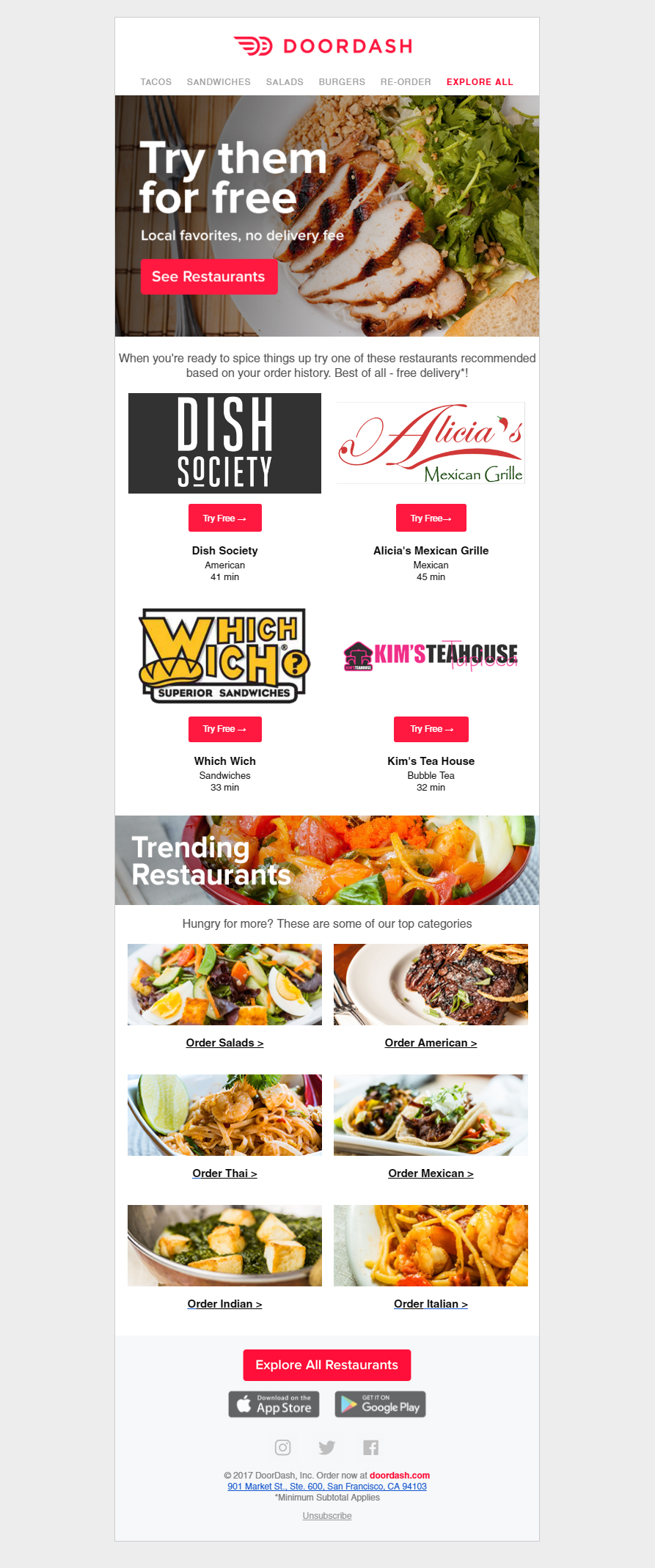 DoorDash's email marketing campaign has me drooling at your desk. Learn how you can get customers engaged and invested with email marketing tactics borrowed from the pros.
