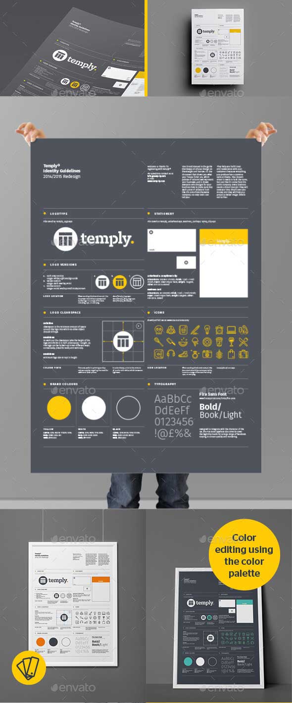 Brand Identity Poster Guideline Template