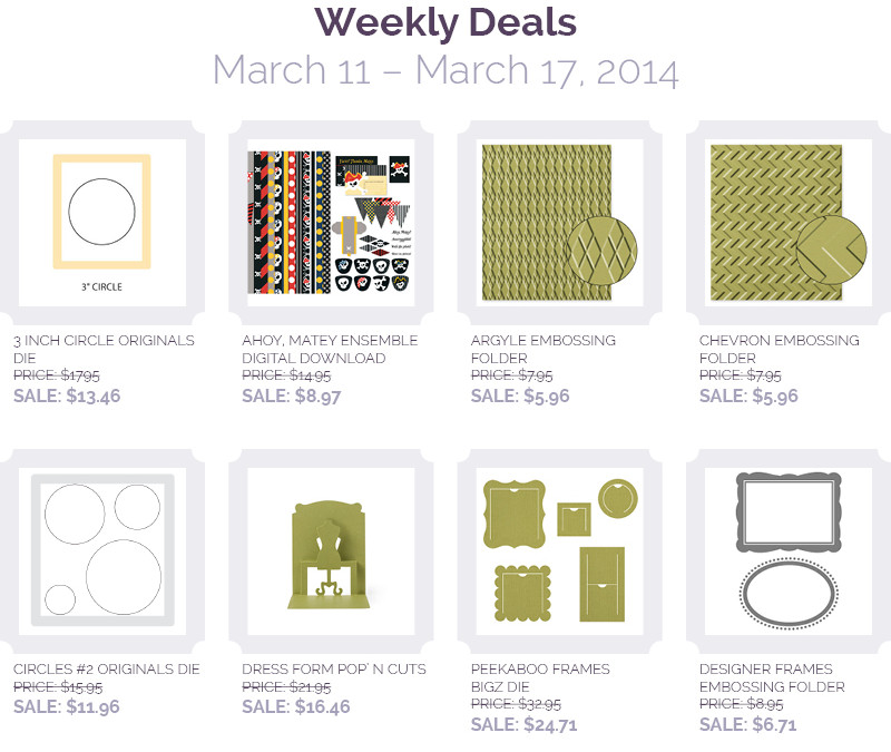 Stampin’ Up Weekly Deals Good Through March 17