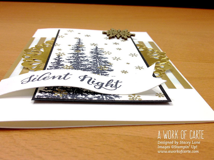Wonderland Christmas Card #wonderland #stampinup #christmascards| A Work of Carte