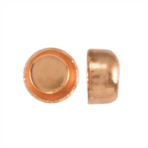 Copper Bezel Cups - 3mm