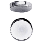 Fine Silver Bezel Cups - 4mm