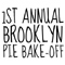 Jack is Closed (but you can vote for our pie on Sunday)