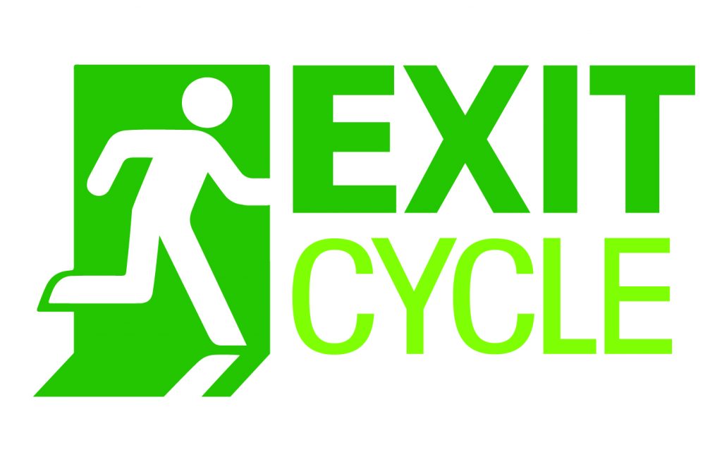 EXIT CYCLE Logo Stacked CMYK