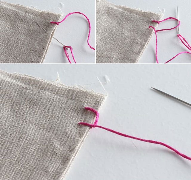 ลายปักริมผ้าห่ม (Blanket stitch)