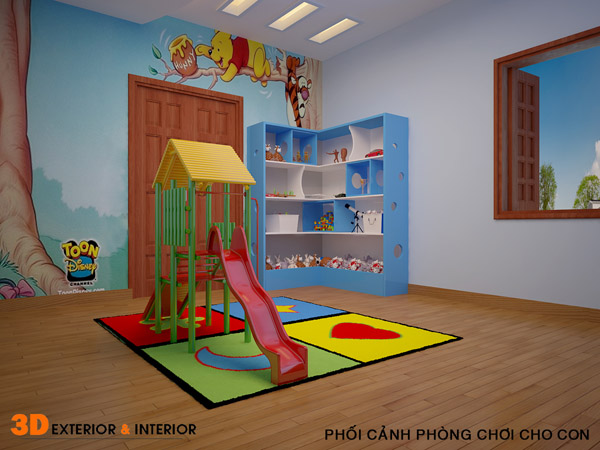 Thiết kế phòng vui chơi trẻ em