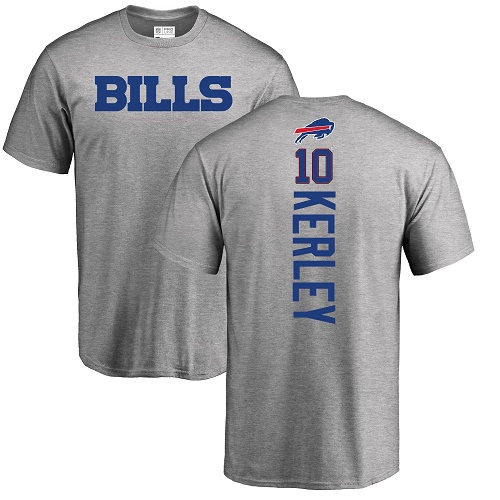 #10 Ash Jeremy Kerley Buffalo Bills Jersey: Football T-Shirt Backer5281759
