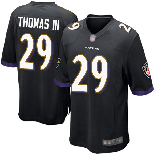 Men's Terrell Suggs Black Alternate Game Football Jersey: Baltimore Ravens #55  Jersey