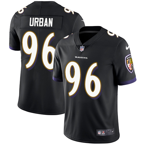 Women's Brent Urban Purple Limited Football Jersey: Baltimore Ravens #96 Rush Drift Fashion  Jersey